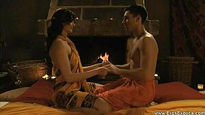 Sensuel massage og erotisk møde med et indisk par