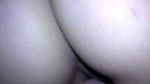 POV video of a girl's tight pussy getting stretched by a big cock