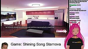 Vtuber strømmer Shining Song Starnova Aki rute del 6
