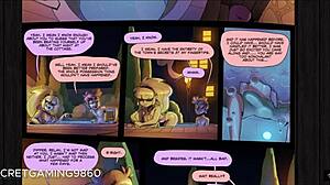 Busty hentai-karaktären Pacifica från Gravity Falls njuter av en stor kuk i sitt anime-äventyr