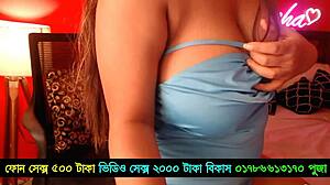 Session de sexe au téléphone avec une performeuse indienne aux gros seins